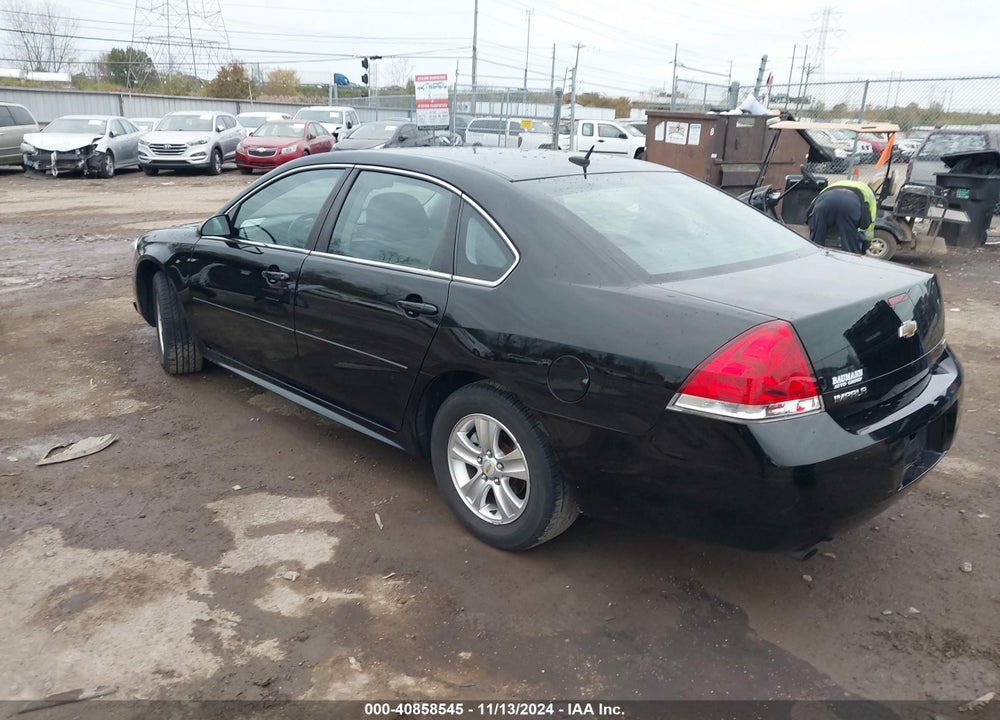 2013 CHEVROLET IMPALA LS VIN: 2G1WF5E30D1254836