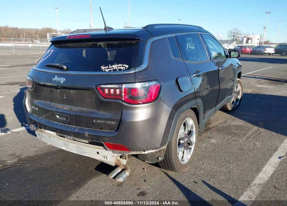 2018 JEEP COMPASS LIMITED 4X4 VIN: 3C4NJDCB5JT252287