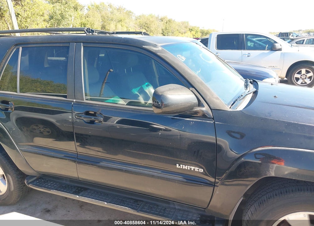 2005 TOYOTA 4RUNNER LIMITED V6 VIN: JTEZU17RX58029838