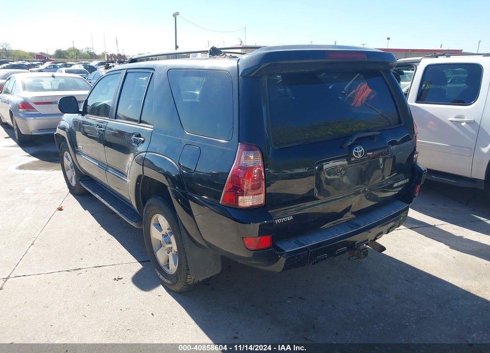 2005 TOYOTA 4RUNNER LIMITED V6 VIN: JTEZU17RX58029838
