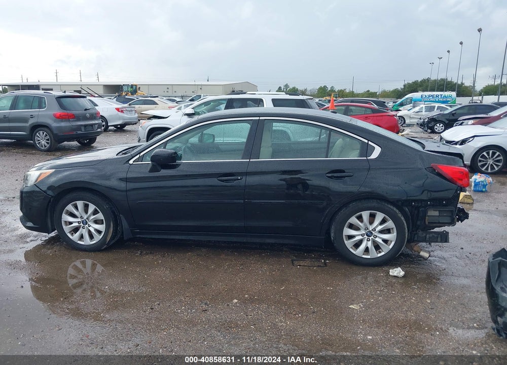 2015 SUBARU LEGACY 2.5I PREMIUM VIN: 4S3BNBC65F3013856