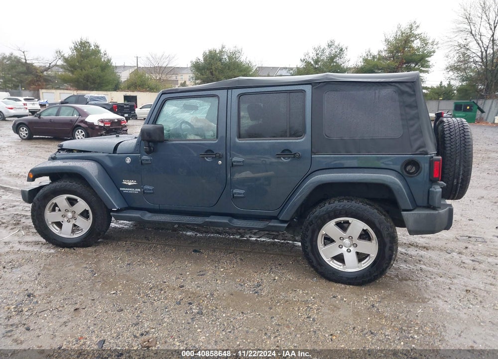 2008 JEEP WRANGLER UNLIMITED SAHARA VIN: 1J4GA59198L632441