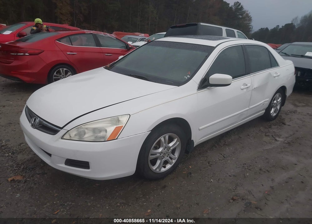 2006 HONDA ACCORD 2.4 EX VIN: 1HGCM568X6A140816