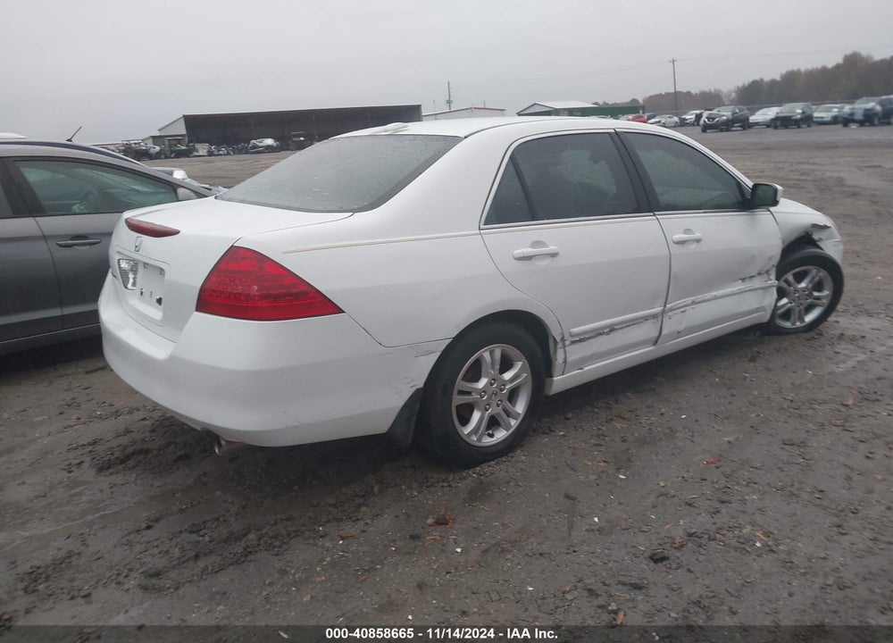 2006 HONDA ACCORD 2.4 EX VIN: 1HGCM568X6A140816