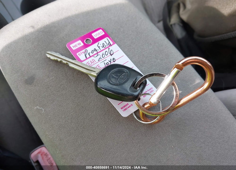 2006 TOYOTA COROLLA LE VIN: 2T1BR30EX6C590508