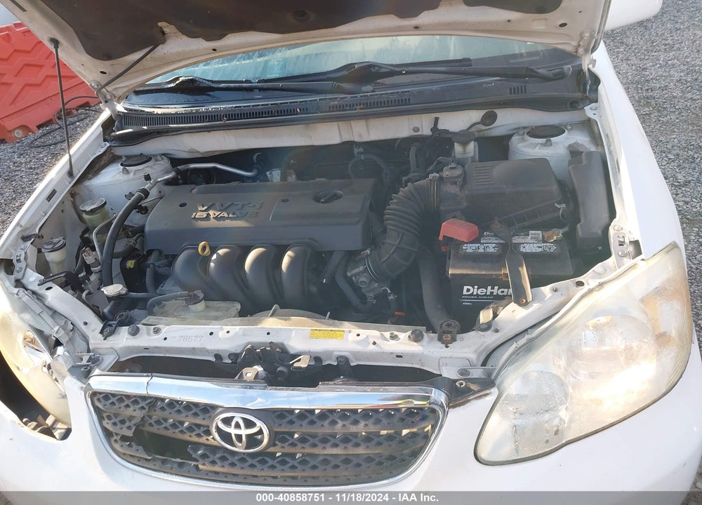 2006 TOYOTA COROLLA LE VIN: 2T1BR32E86C672962