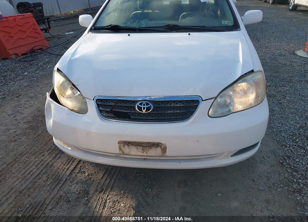 2006 TOYOTA COROLLA LE VIN: 2T1BR32E86C672962