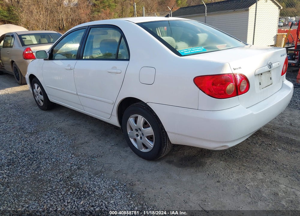 2006 TOYOTA COROLLA LE VIN: 2T1BR32E86C672962