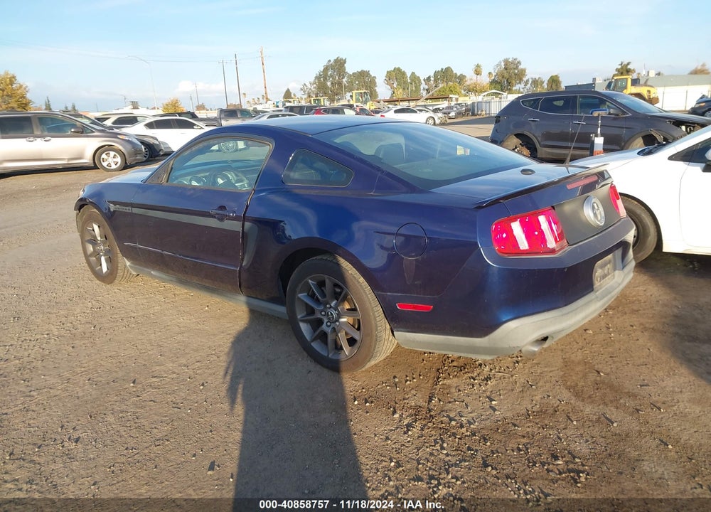 2011 FORD MUSTANG V6 PREMIUM VIN: 1ZVBP8AMXB5146879