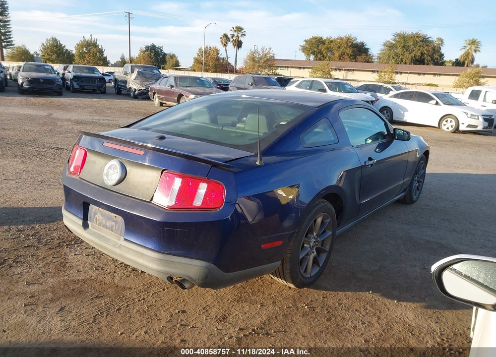 2011 FORD MUSTANG V6 PREMIUM VIN: 1ZVBP8AMXB5146879