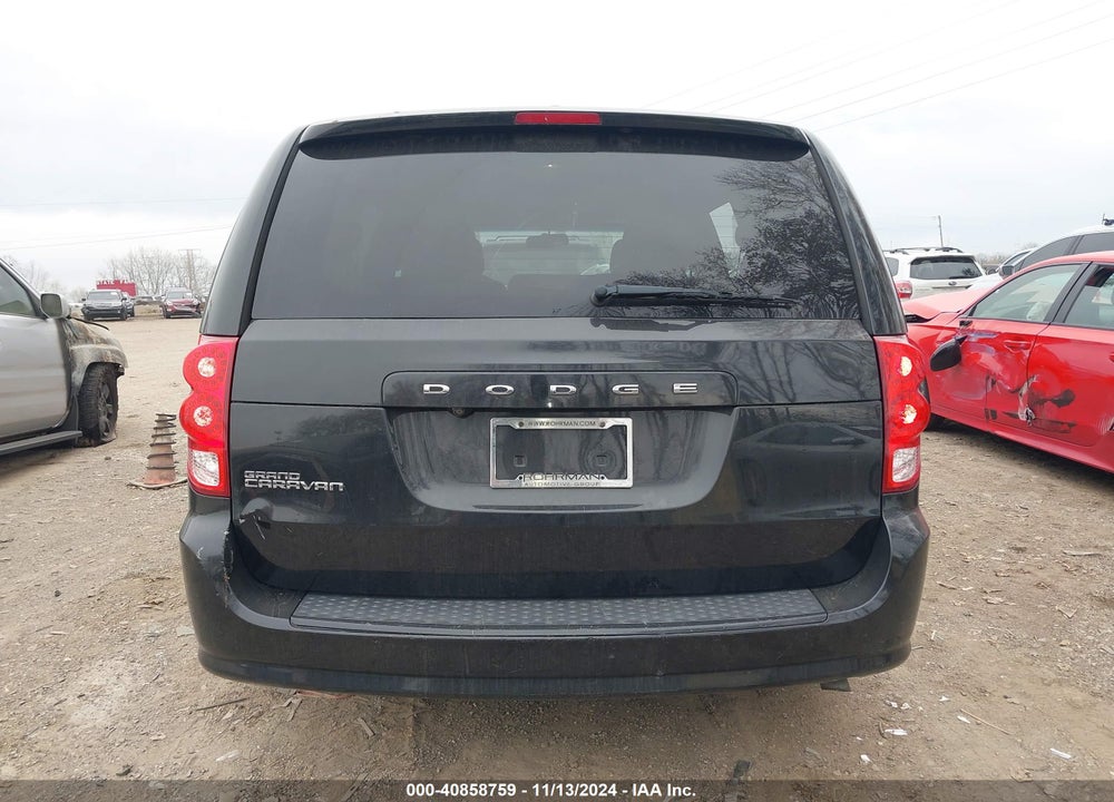 2016 DODGE GRAND CARAVAN SE PLUS VIN: 2C4RDGBG2GR335596