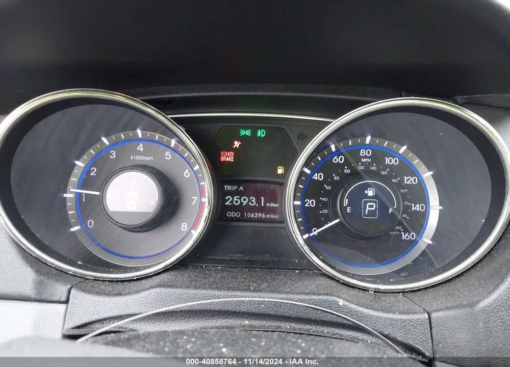 2012 HYUNDAI SONATA GLS VIN: 5NPEB4AC6CH322133