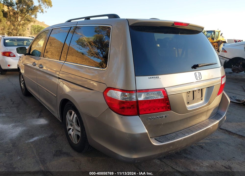 2007 HONDA ODYSSEY EX-L VIN: 5FNRL38707B115016