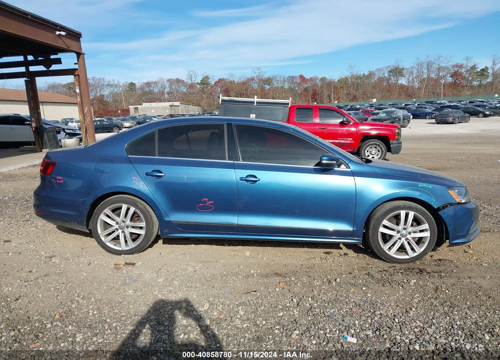 2017 VOLKSWAGEN JETTA 1.8T SEL VIN: 3VWL17AJ2HM244684