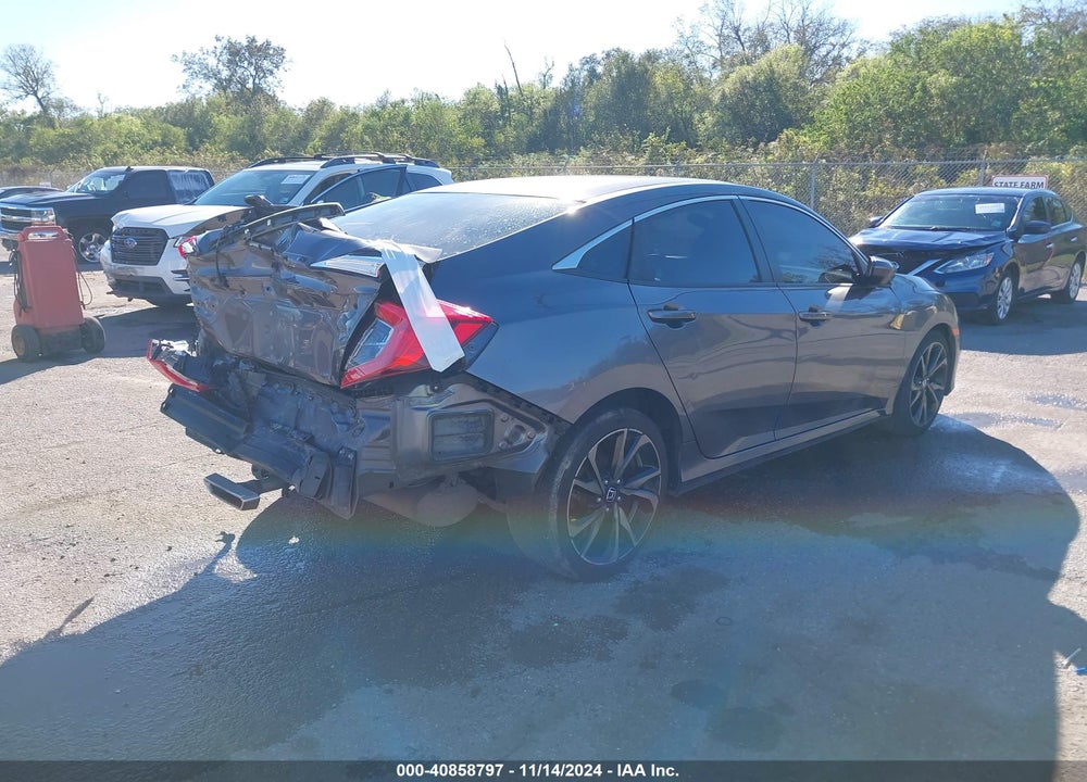 2021 HONDA CIVIC SPORT VIN: 19XFC2F80ME002581