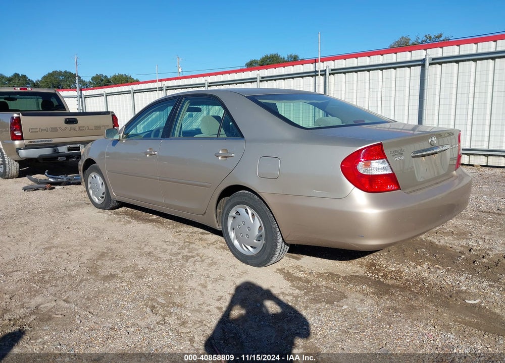2004 TOYOTA CAMRY LE VIN: 4T1BE32K84U362100