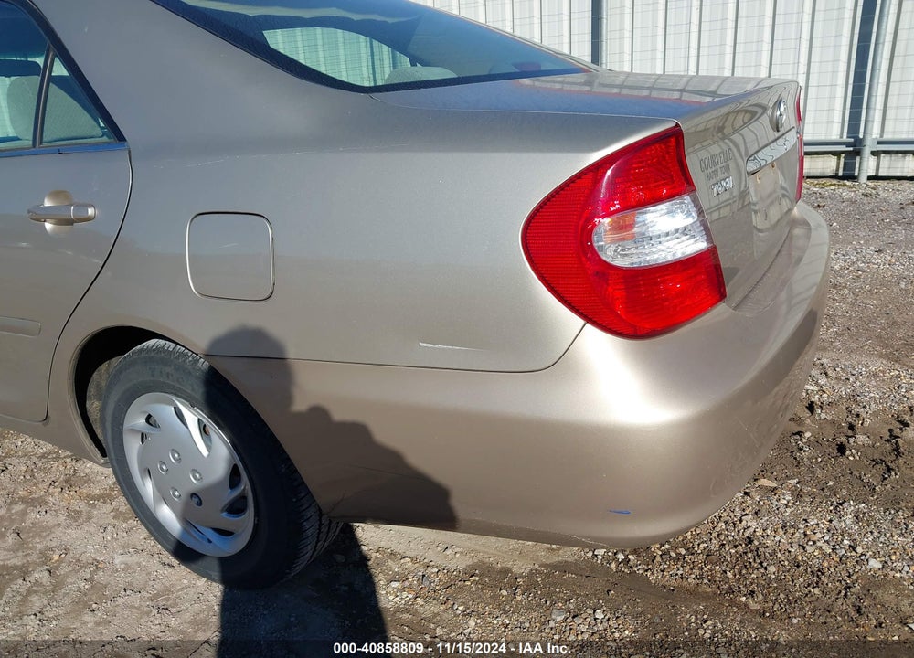 2004 TOYOTA CAMRY LE VIN: 4T1BE32K84U362100