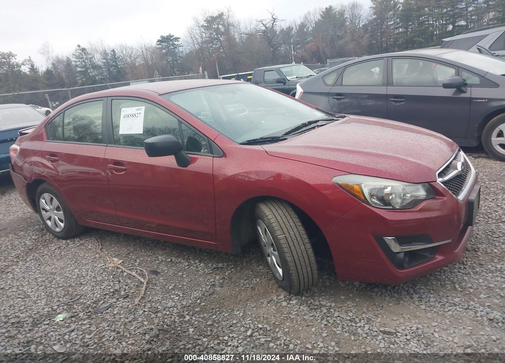 2016 SUBARU IMPREZA 2.0I VIN: JF1GJAA68GH023208