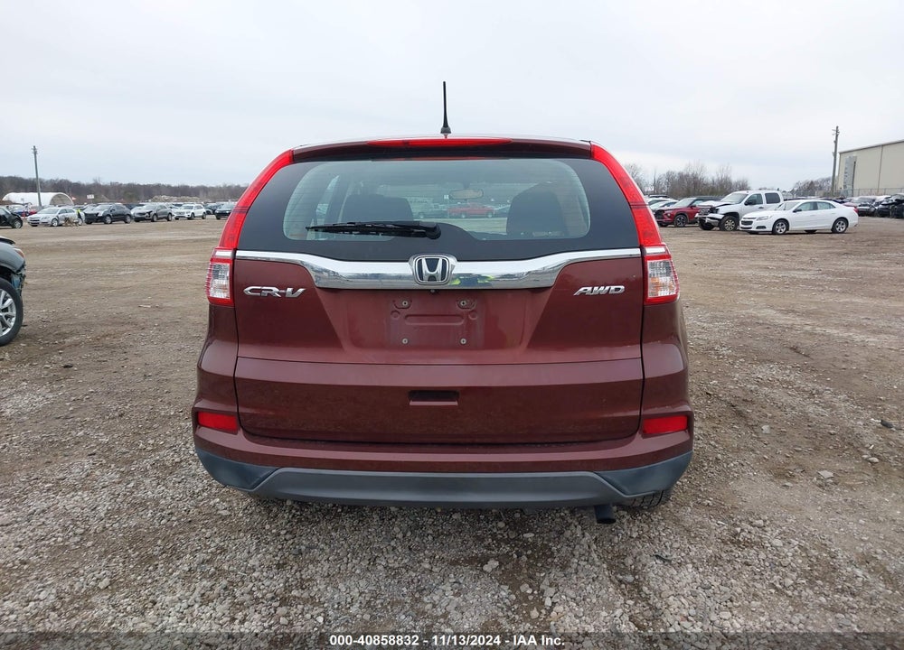 2015 HONDA CR-V LX VIN: 5J6RM4H38FL099797
