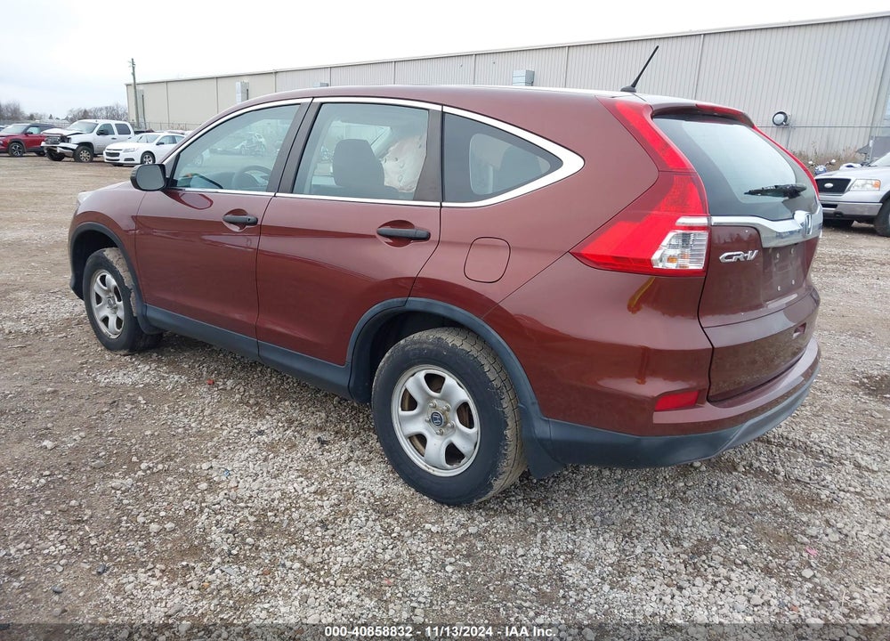 2015 HONDA CR-V LX VIN: 5J6RM4H38FL099797