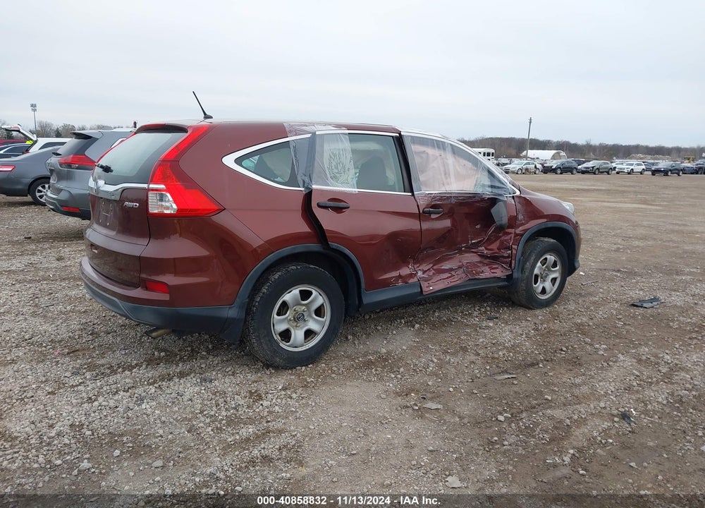 2015 HONDA CR-V LX VIN: 5J6RM4H38FL099797
