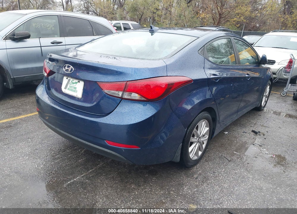 2016 HYUNDAI ELANTRA SE VIN: 5NPDH4AE9GH714170