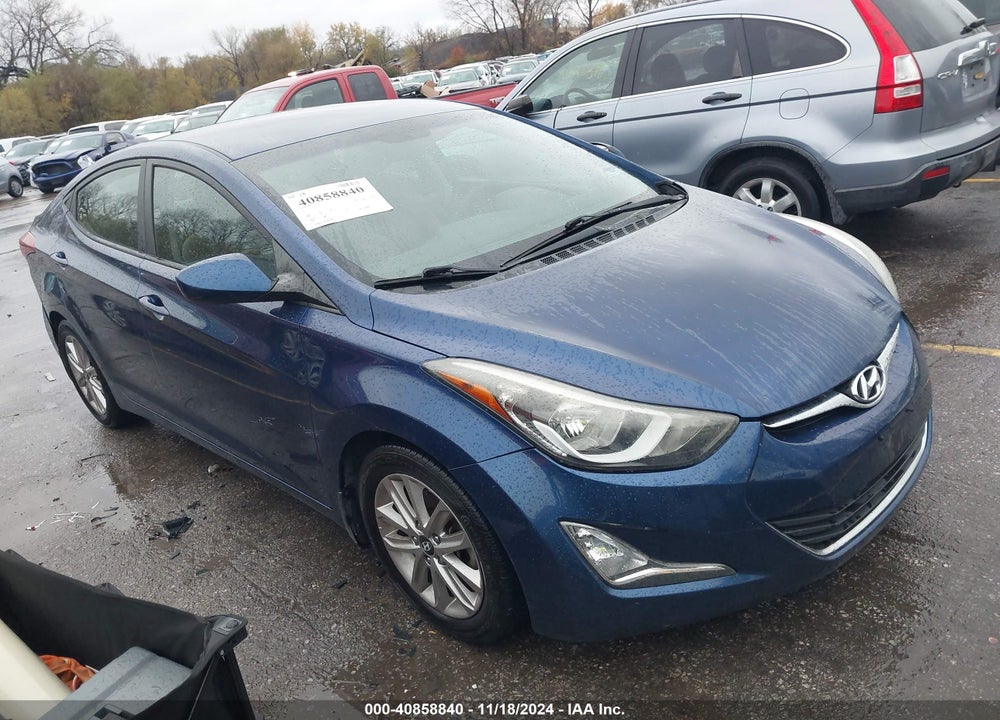 2016 HYUNDAI ELANTRA SE VIN: 5NPDH4AE9GH714170
