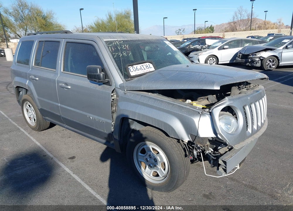 2015 JEEP PATRIOT SPORT VIN: 1C4NJPBB8FD334935