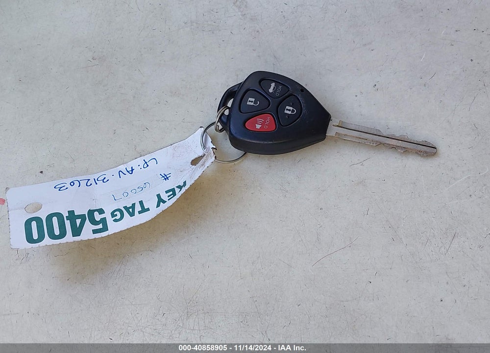2011 TOYOTA AVALON VIN: 4T1BK3DB8BU427059