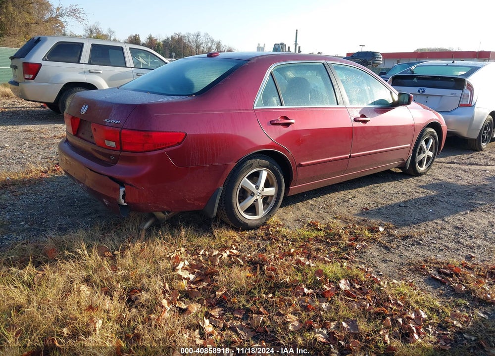 2005 HONDA ACCORD 2.4 EX VIN: 1HGCM56765A150524