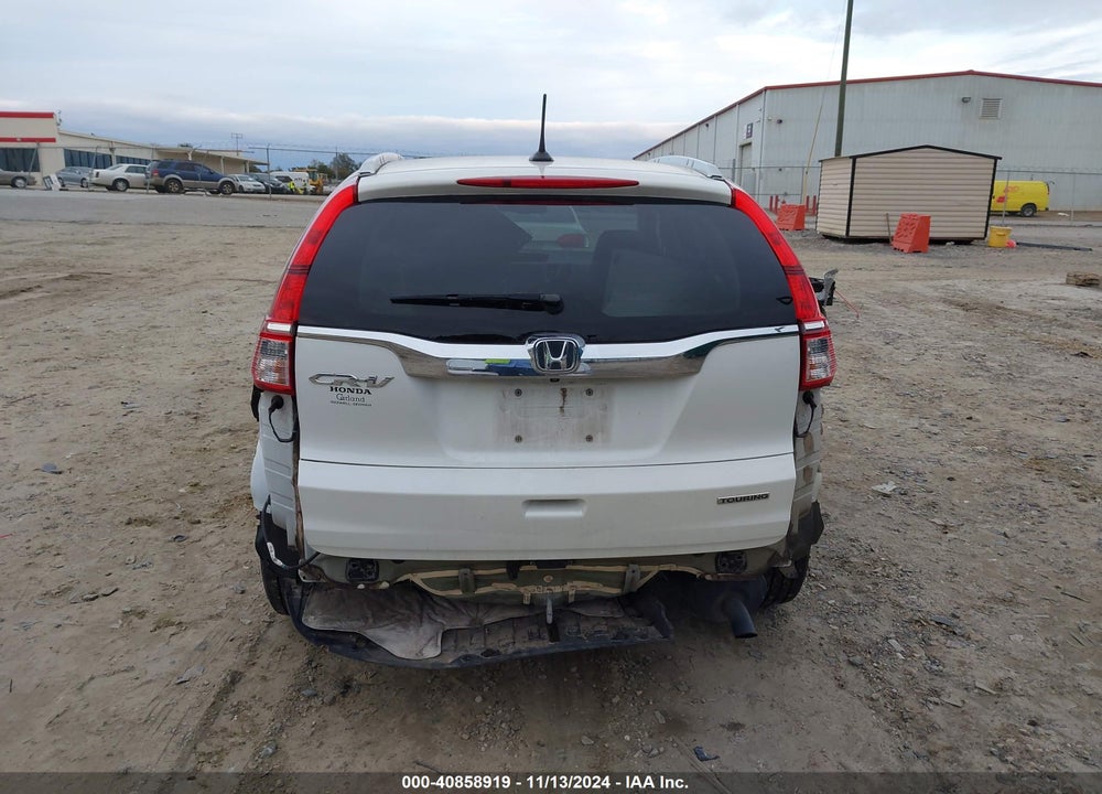 2015 HONDA CR-V TOURING VIN: 5J6RM3H96FL025194
