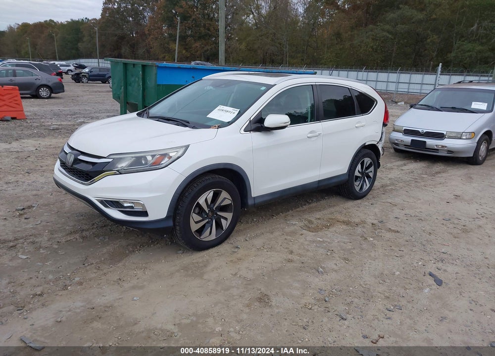 2015 HONDA CR-V TOURING VIN: 5J6RM3H96FL025194