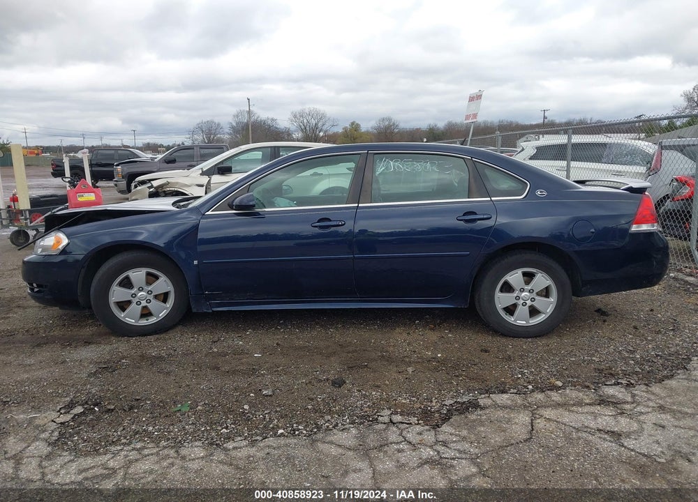 2009 CHEVROLET IMPALA LT VIN: 2G1WT57K891254068