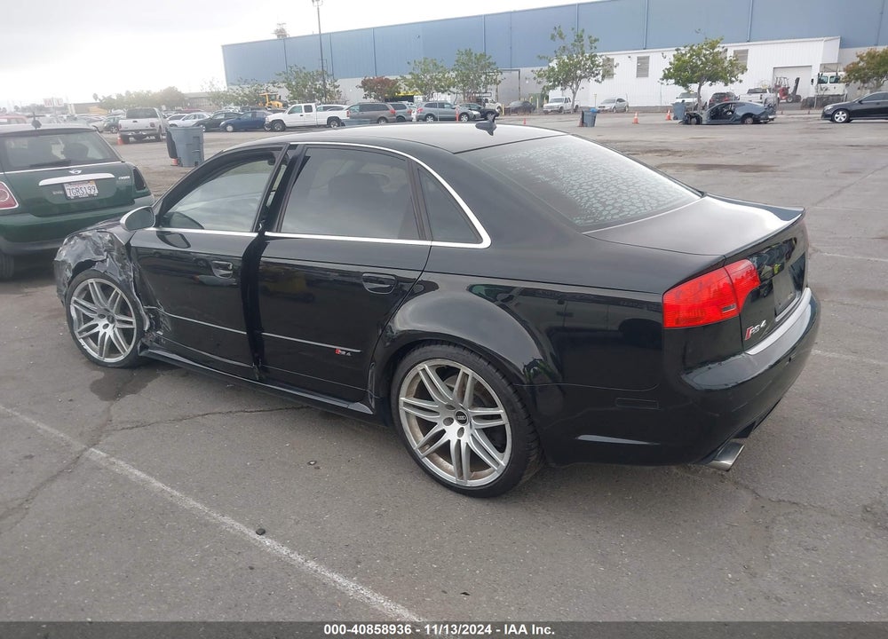 2007 AUDI RS 4 4.2L VIN: WUARU98E97N906213