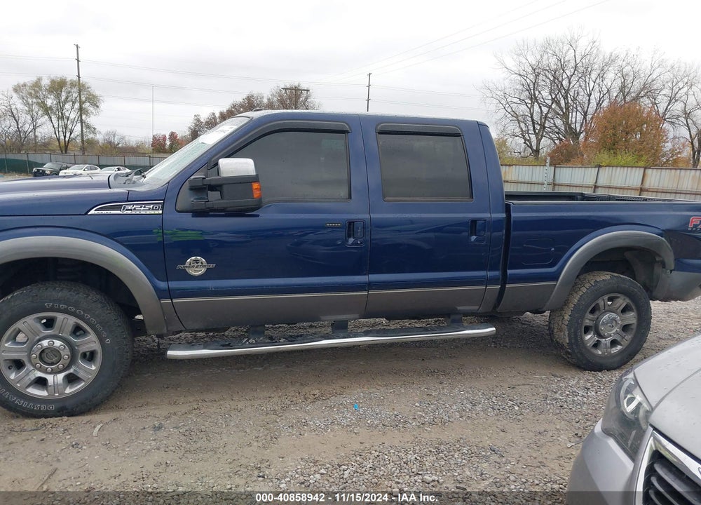 2012 FORD F-250 LARIAT VIN: 1FT7W2BT4CEA63495