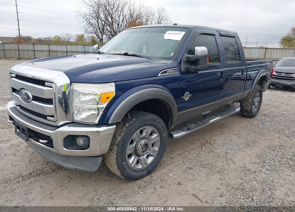 2012 FORD F-250 LARIAT VIN: 1FT7W2BT4CEA63495