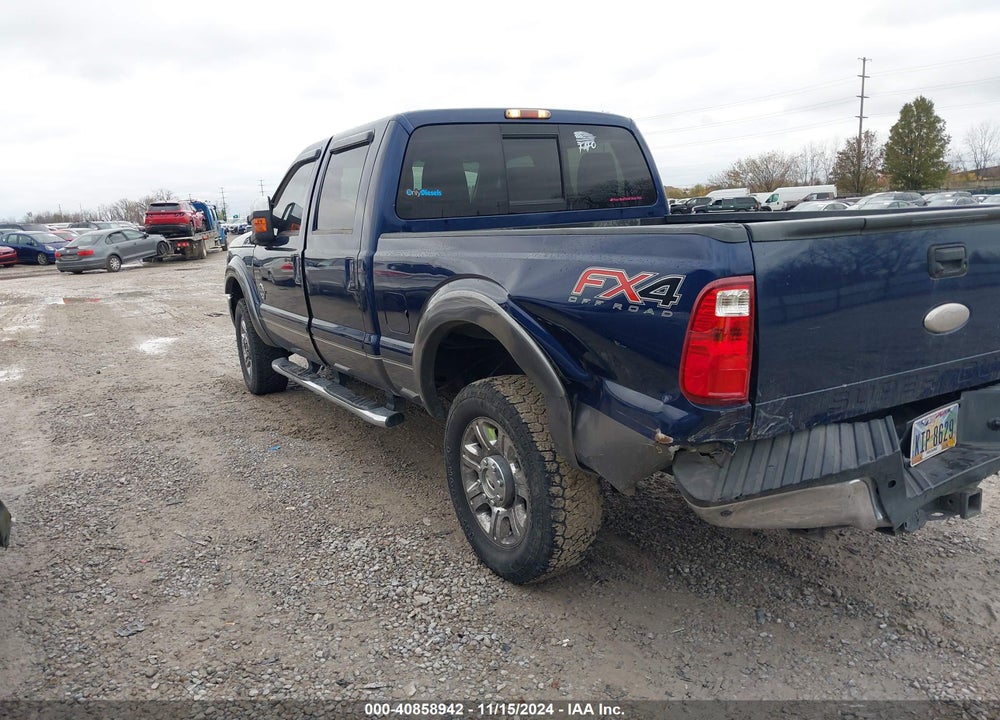 2012 FORD F-250 LARIAT VIN: 1FT7W2BT4CEA63495