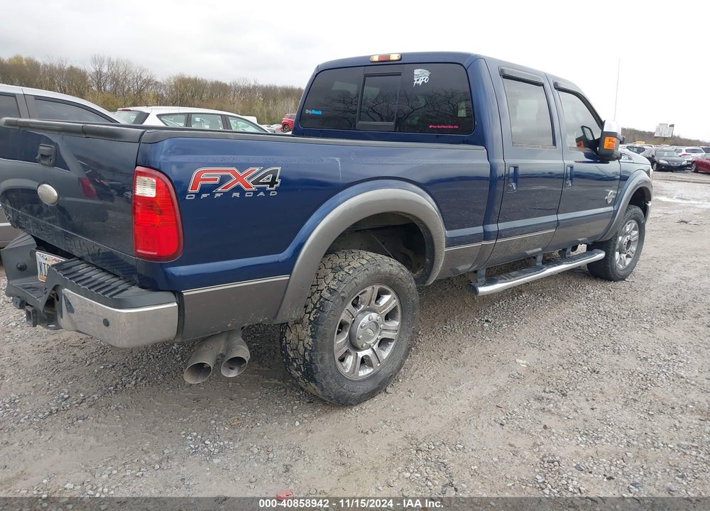2012 FORD F-250 LARIAT VIN: 1FT7W2BT4CEA63495