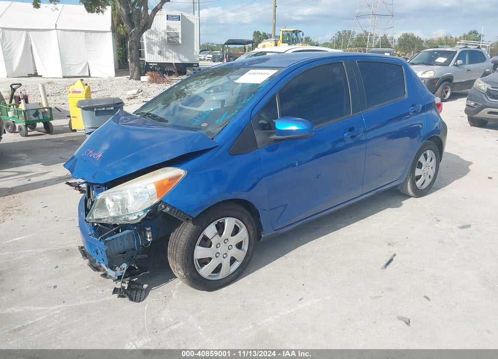 2012 TOYOTA YARIS VIN: JTDKTUD38CD520973