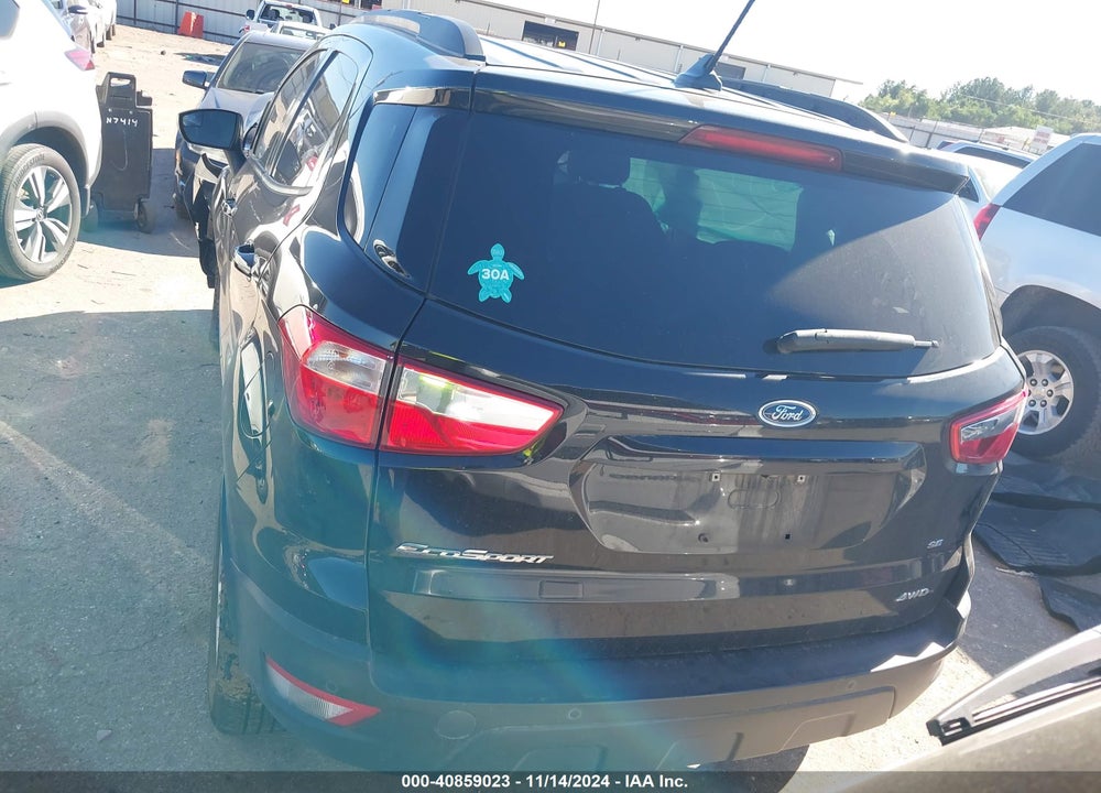 2018 FORD ECOSPORT SE VIN: MAJ6P1UL5JC187757