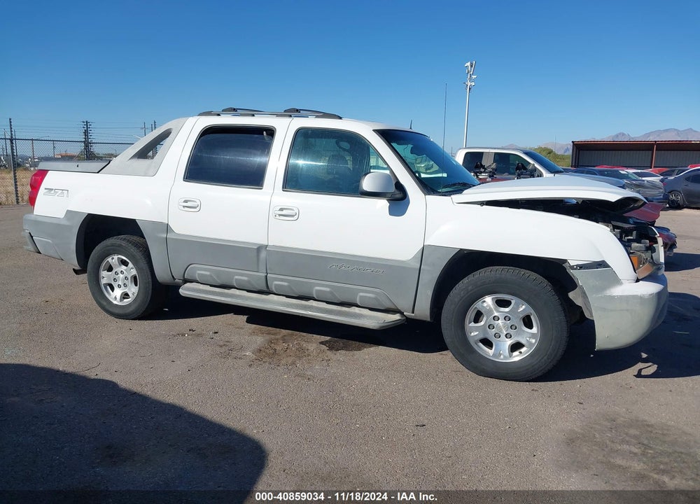 2002 CHEVROLET AVALANCHE 1500 VIN: 3GNEK13T02G260920