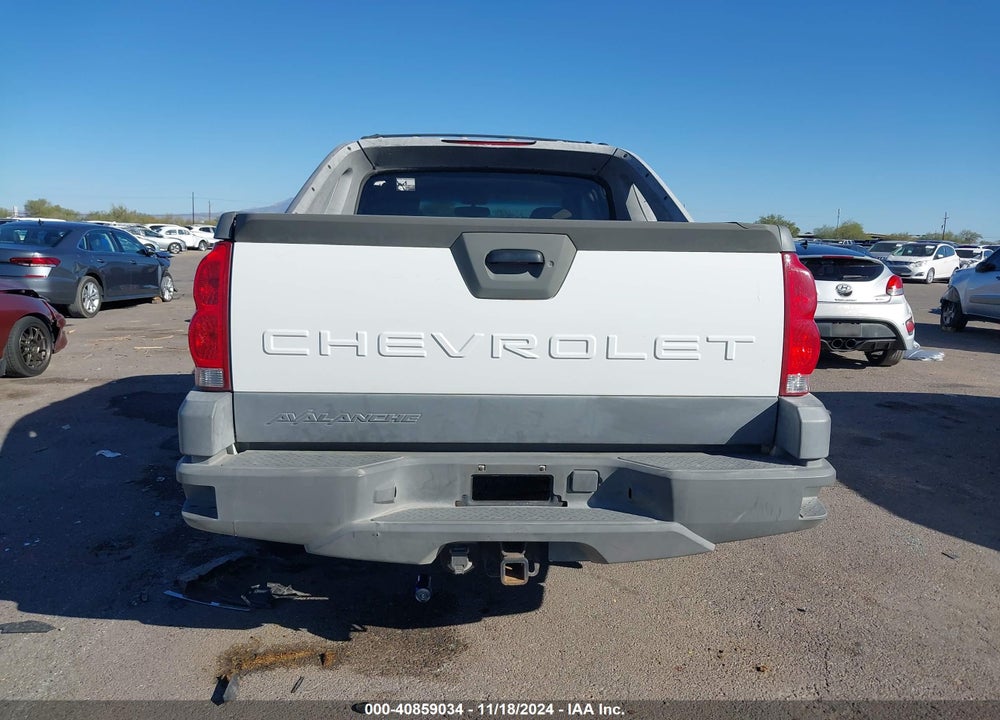 2002 CHEVROLET AVALANCHE 1500 VIN: 3GNEK13T02G260920