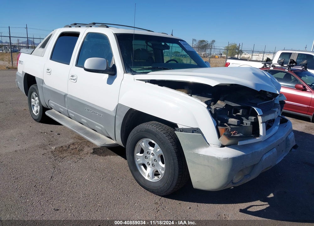 2002 CHEVROLET AVALANCHE 1500 VIN: 3GNEK13T02G260920