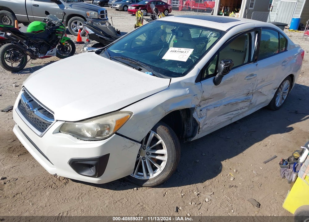 2012 SUBARU IMPREZA 2.0I PREMIUM VIN: JF1GJAF62CH021926