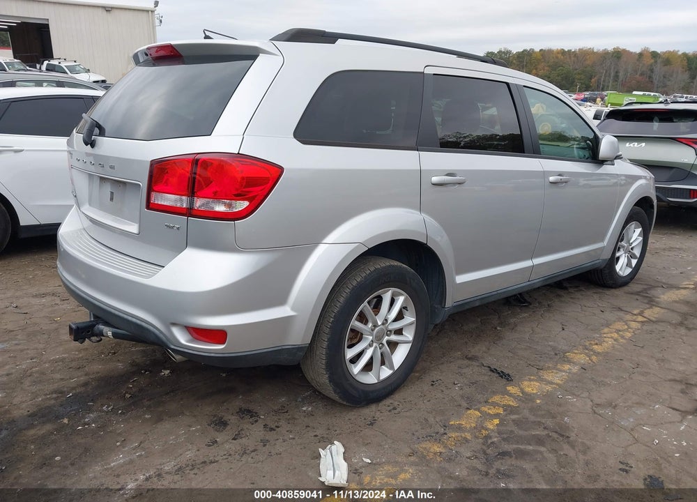 2013 DODGE JOURNEY SXT VIN: 3C4PDCBG0DT538415