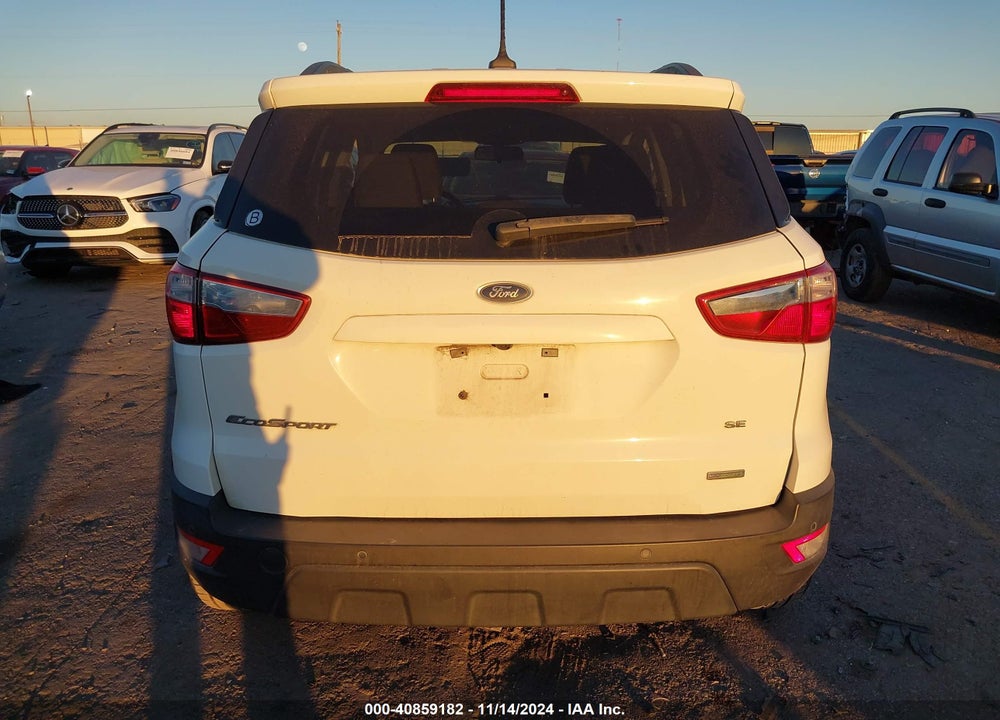 2019 FORD ECOSPORT SE VIN: MAJ3S2GE9KC271215