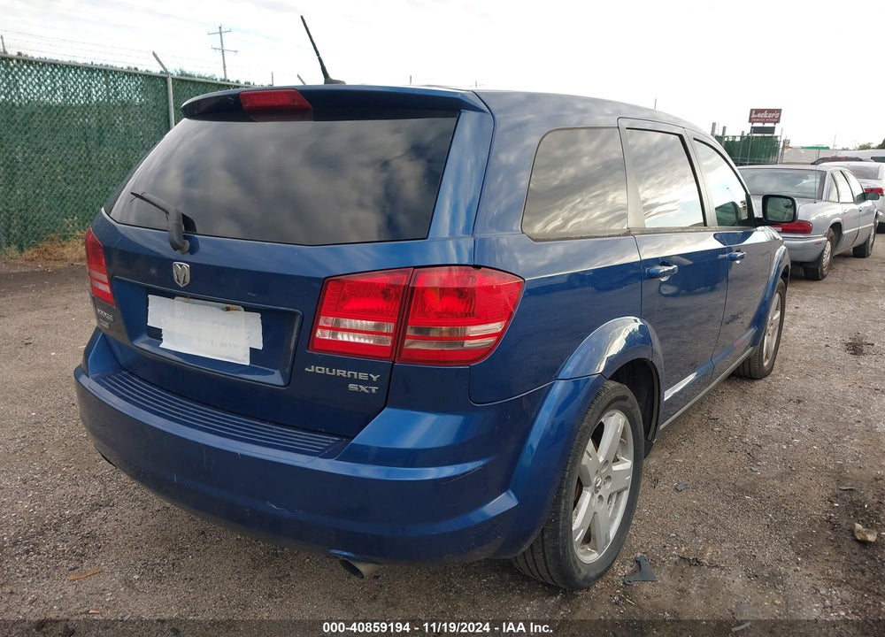 2009 DODGE JOURNEY SXT VIN: 3D4GH57V59T596506