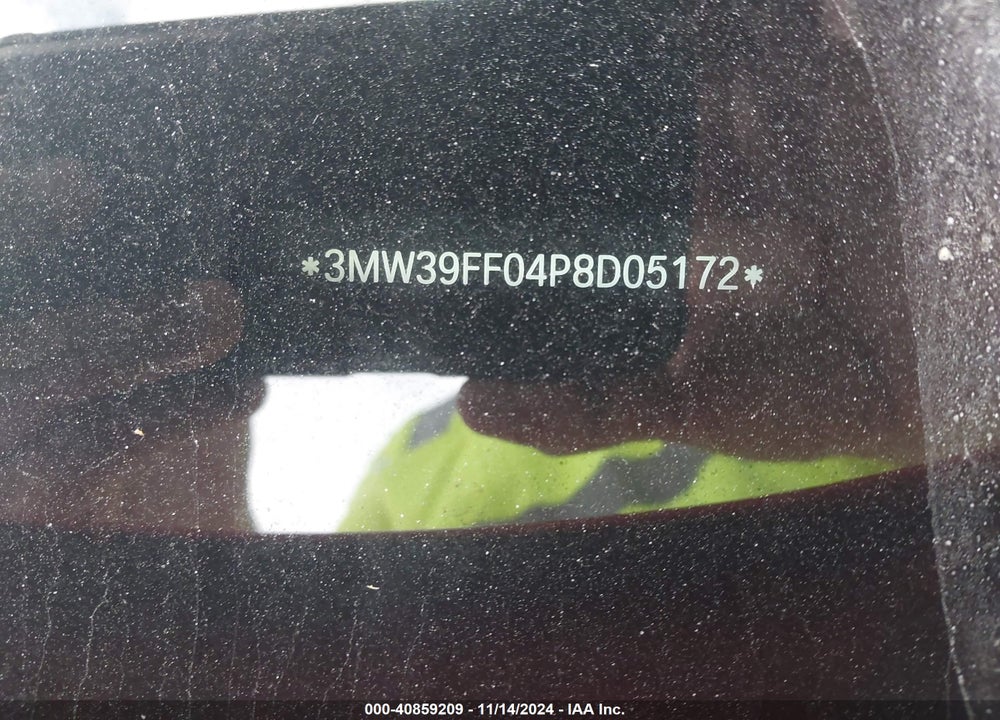 2023 BMW 330E VIN: 3MW39FF04P8D05172