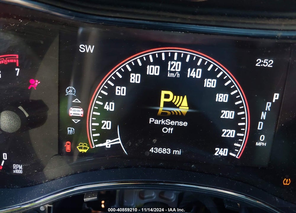 2020 DODGE DURANGO R/T RWD VIN: 1C4SDHCT6LC393474