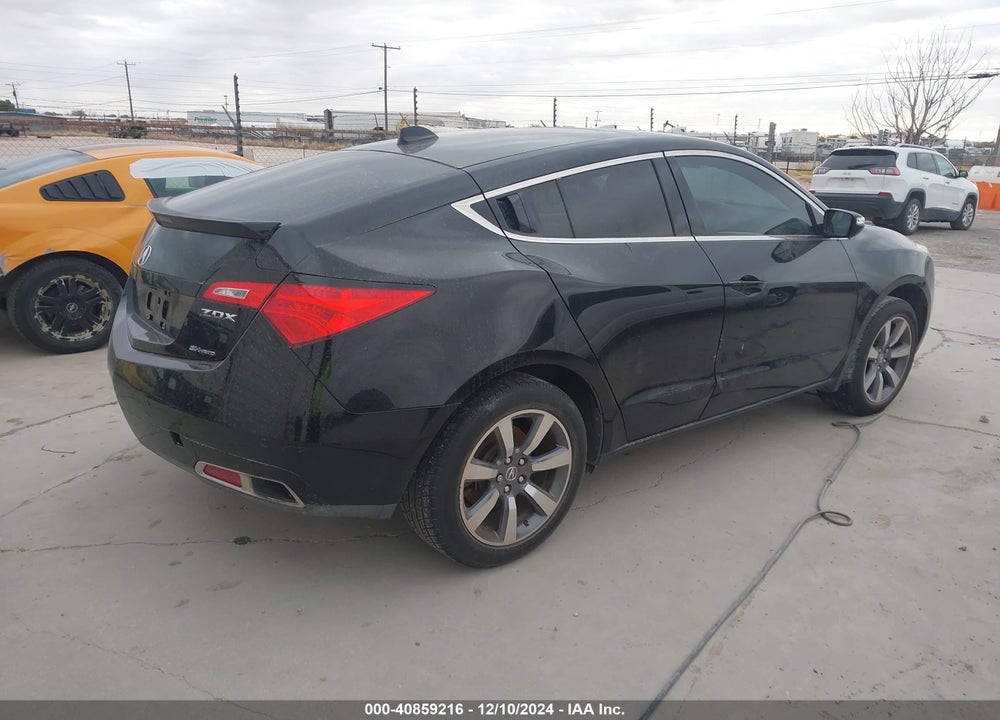2013 ACURA ZDX VIN: 2HNYB1H68DH500205